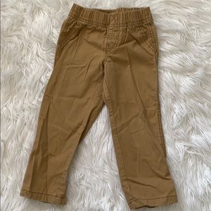 Lightly worn boy khakis.